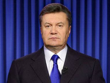 The former Ukrainian president Viktor Yanukovych in this file photo. AFP