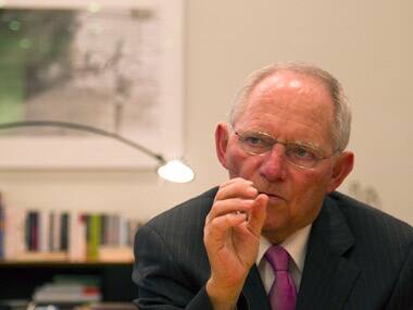 German finance minister Wolfgang Schaeuble. Reuters
