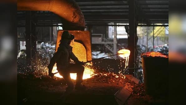 Steelmakers fall on weak China factory PMI