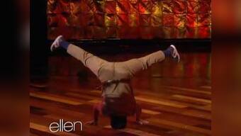 India's Got Talent's Akshat shows off his skills on The Ellen Show