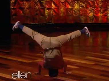 India's Got Talent's Akshat shows off his skills on The Ellen Show India's Got Talent's Akshat shows off his skills on The Ellen Show