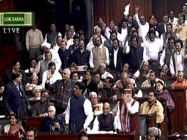 Lok Sabha adjourned till noon after Telangana ruckus Lok Sabha adjourned till noon after Telangana ruckus