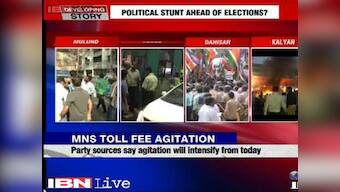 MNS agitation against toll tax stunt before polls, says Cong, NCP