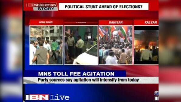 MNS agitation against toll tax stunt before polls, says Cong, NCP