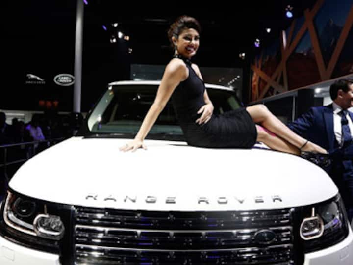 Why Priyanka Chopra was seen posing on the bonnet of a Range Rover Why Priyanka Chopra was seen posing on the bonnet of a Range Rover