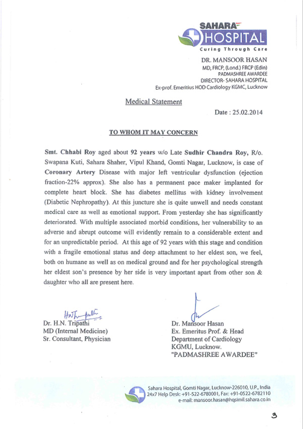 'Nothing more than mother': Subrata Roy on why he bunked Supreme Court 'Nothing more than mother': Subrata Roy on why he bunked Supreme Court