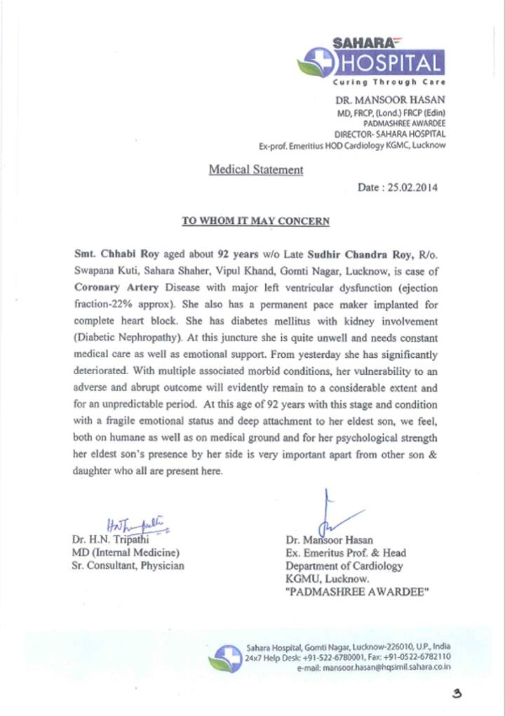 'Nothing more than mother': Subrata Roy on why he bunked Supreme Court 'Nothing more than mother': Subrata Roy on why he bunked Supreme Court