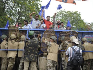 Clashes over Telangana. AFP.
