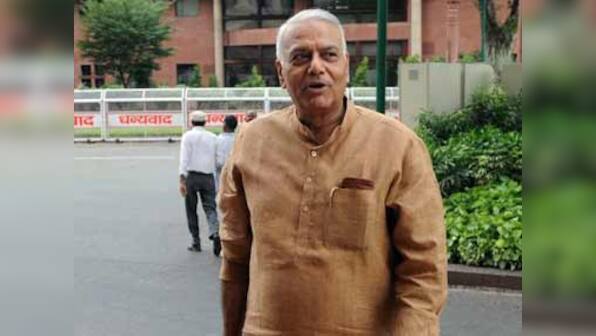 Chidambaram is the 4.8 percent growth minister: Yashwant Sinha