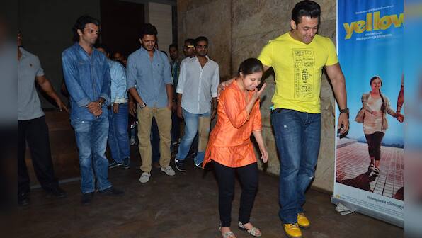 Photos: Salman, Govinda at the screening of Riteish's Yellow 