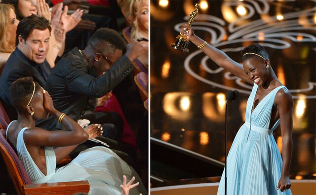 Photos An Emotional Win For Best Supporting Actress Lupita Nyongo Photos News Firstpost