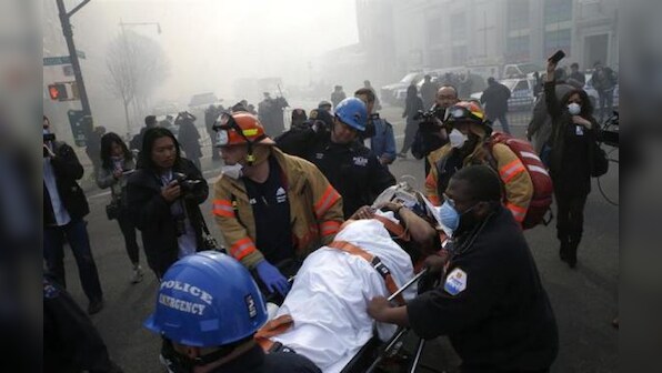 NYC buildings collapse in explosion, 2 dead