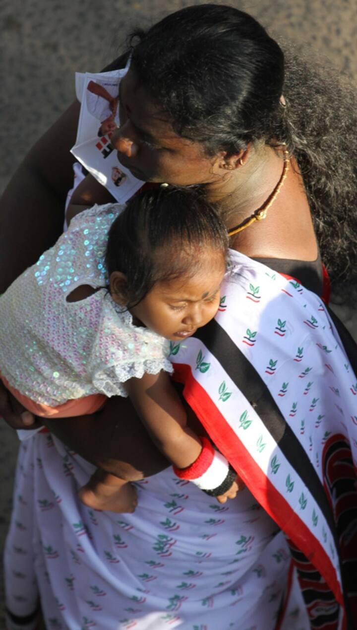 In Tamil Nadu, AIADMK supporters literally wear their affiliations In Tamil Nadu, AIADMK supporters literally wear their affiliations