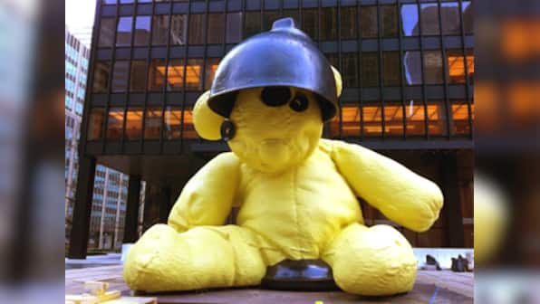 Woman stabs teddy bear over break up with boyfriend, lands in jail