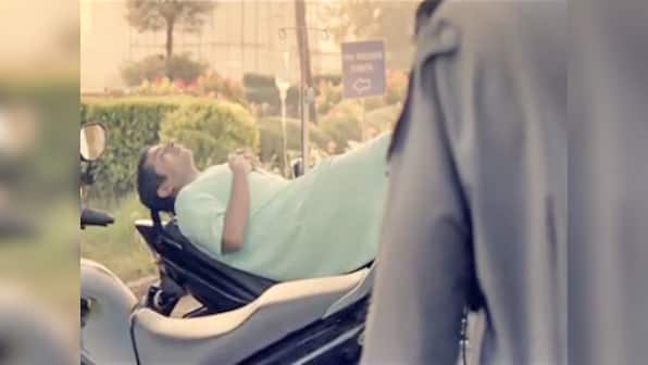 Sponsored: Why won't the biker budge from his bike even for treatment?