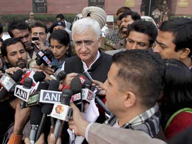 Khurshid hits out at Uttar Pradesh police over poll code violation case Khurshid hits out at Uttar Pradesh police over poll code violation case