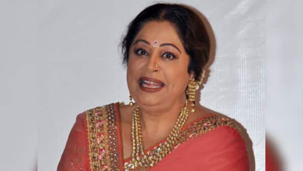 BJP workers greet Kirron Kher with black flags in Chandigarh