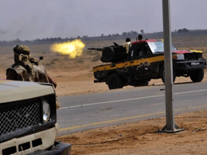 Grocery market in Libya turns into arms, guns bazaar