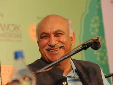 A file photo of MJ Akbar. AFP