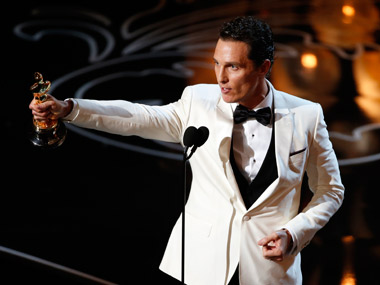 Matthew McConaughey wins best actor Oscar for 'Dallas Buyers Club' Matthew McConaughey wins best actor Oscar for 'Dallas Buyers Club'