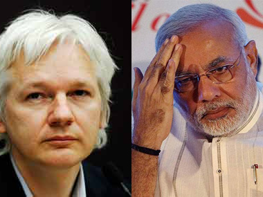 Never said Narendra Modi is incorruptible: WikiLeaks Never said Narendra Modi is incorruptible: WikiLeaks