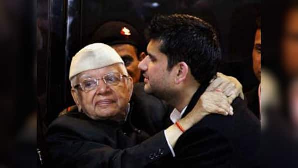 Finally acknowledged by ND Tiwari, son now campaigns alongside him