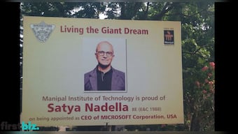 Image of the day: Manipal varsity cashes in on Nadella's Microsoft appointment