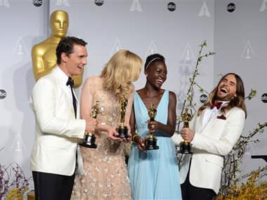 The best actor winners at the ceremony: AP