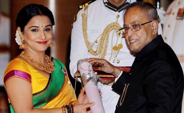 Images: Vidya Balan glitters as President presents Padma Awards 2014