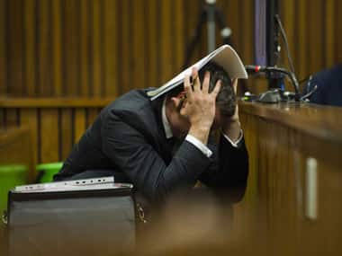 Pistorius, 27, faces a possible life sentence if convicted of murder. AP