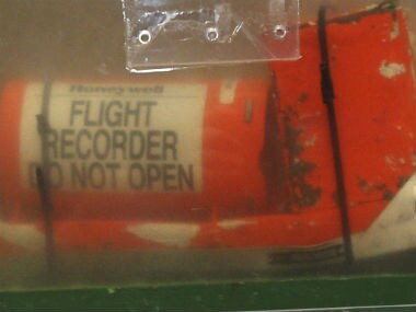 This May 12, 2011 file photo shows one of the two flight recorders of the Air France flight 447, which crashed in 2009, in Le Bourget, near Paris. AP