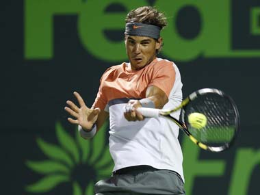 Sony Open: Nadal brushes off bomb scare to cruise through in Miami Sony Open: Nadal brushes off bomb scare to cruise through in Miami