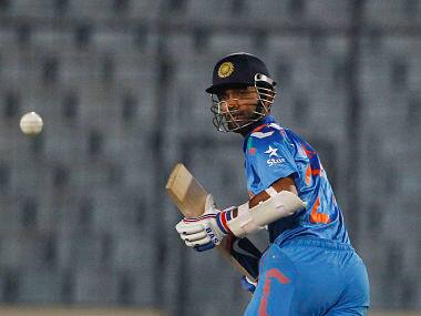 Ajinkya Rahane put on 121 runs with Shikhar Dhawan. AP
