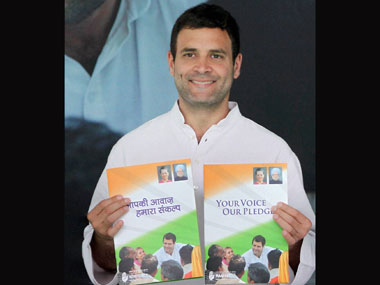 Lok Sabha 2014: Like Rahul, the Congress manifesto is a no-show Lok Sabha 2014: Like Rahul, the Congress manifesto is a no-show