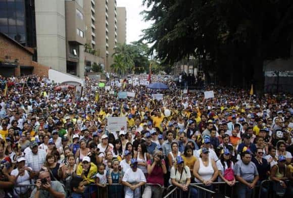 One of the rallies in the capital: Reuters