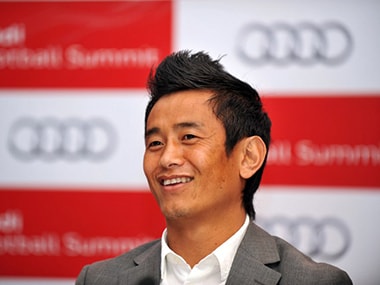 Former India football captain and TMC Candidate Bhaichung Bhutia. AFP