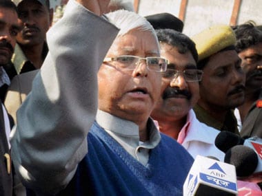 Lalu Prasad Yadav in this file photo. PTI