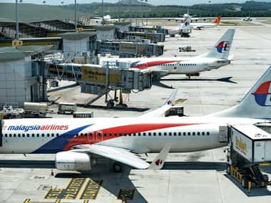 Malaysia Airlines planes. AFP.