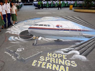 Malaysian jet. AFP.