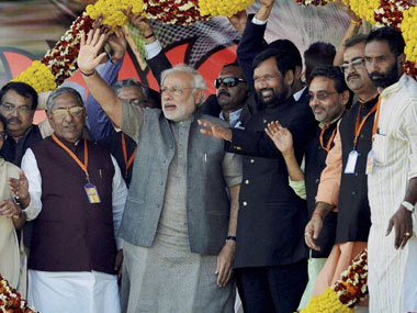 Miffed at alliance with Paswan, BJP leaders skip Modi rally Miffed at alliance with Paswan, BJP leaders skip Modi rally