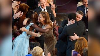 Jolie proud of Brad Pitt's 12 Years a Slave win at Oscars 2014
