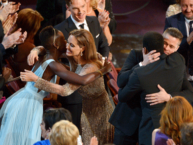 Jolie proud of Brad Pitt's 12 Years a Slave win at Oscars 2014 Jolie proud of Brad Pitt's 12 Years a Slave win at Oscars 2014