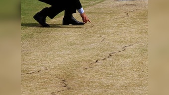 Bizarre: Aussie player suspended for scratching obscene image into pitch