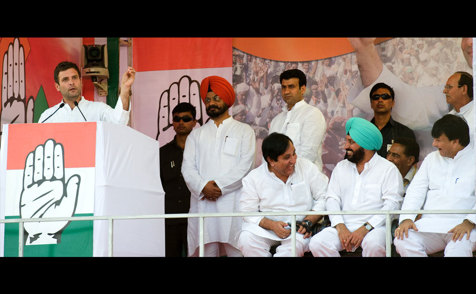 Congress Relly Photos: Rahul Gandhi takes on Modi in Delhi rally – Firstpost
