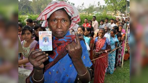  Assam records 72% polling in five constituencies