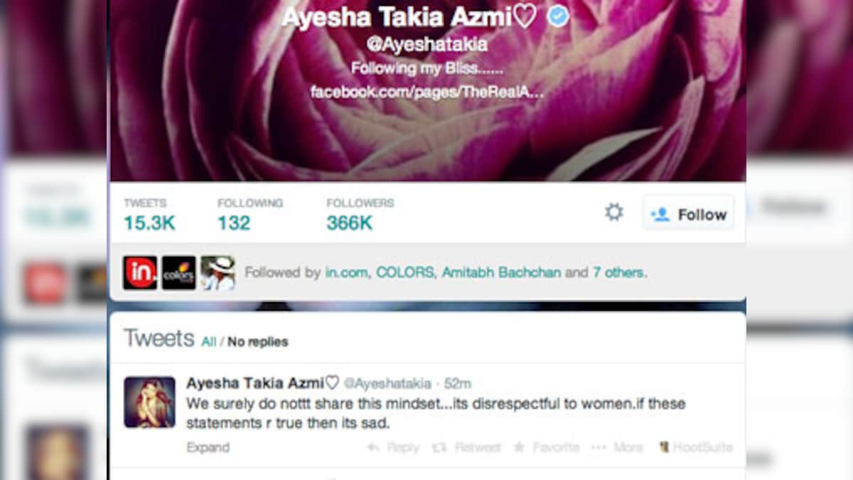 Ayesha Takia slams father-in-law Abu Azmi over rape remark – Firstpost