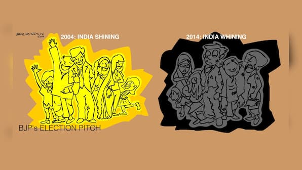Cartoon: BJP's election pitch, from 2004 to 2014