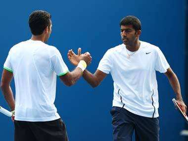 File picture of the Bopanna-Qureshi pair. Getty Images