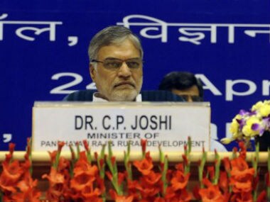Congress' CP Joshi in this file photo. AFP