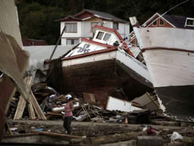 File photo of an earlier earthquake in Chile. AP 
